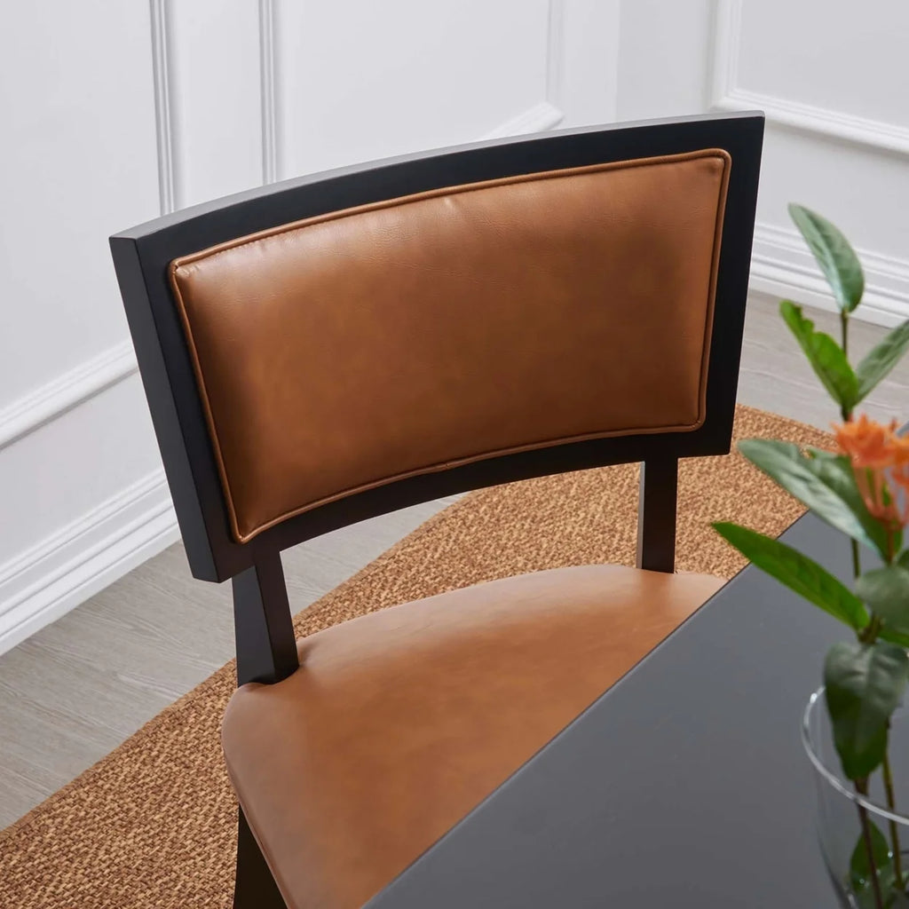 Vegan Leather Dining Chairs - Set of 2 K63811