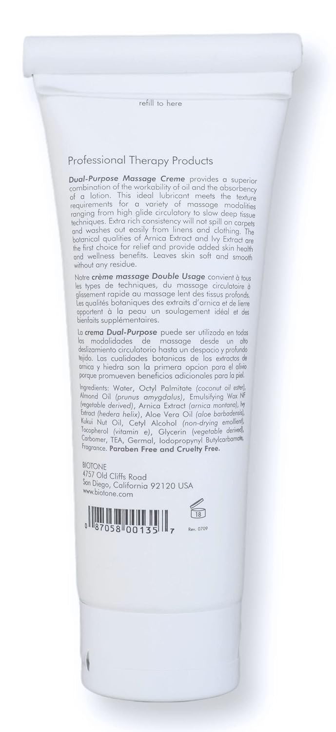 Dual-Purpose Massage Crème with Arnica and Ivy Extracts, Pack of 2 L80655