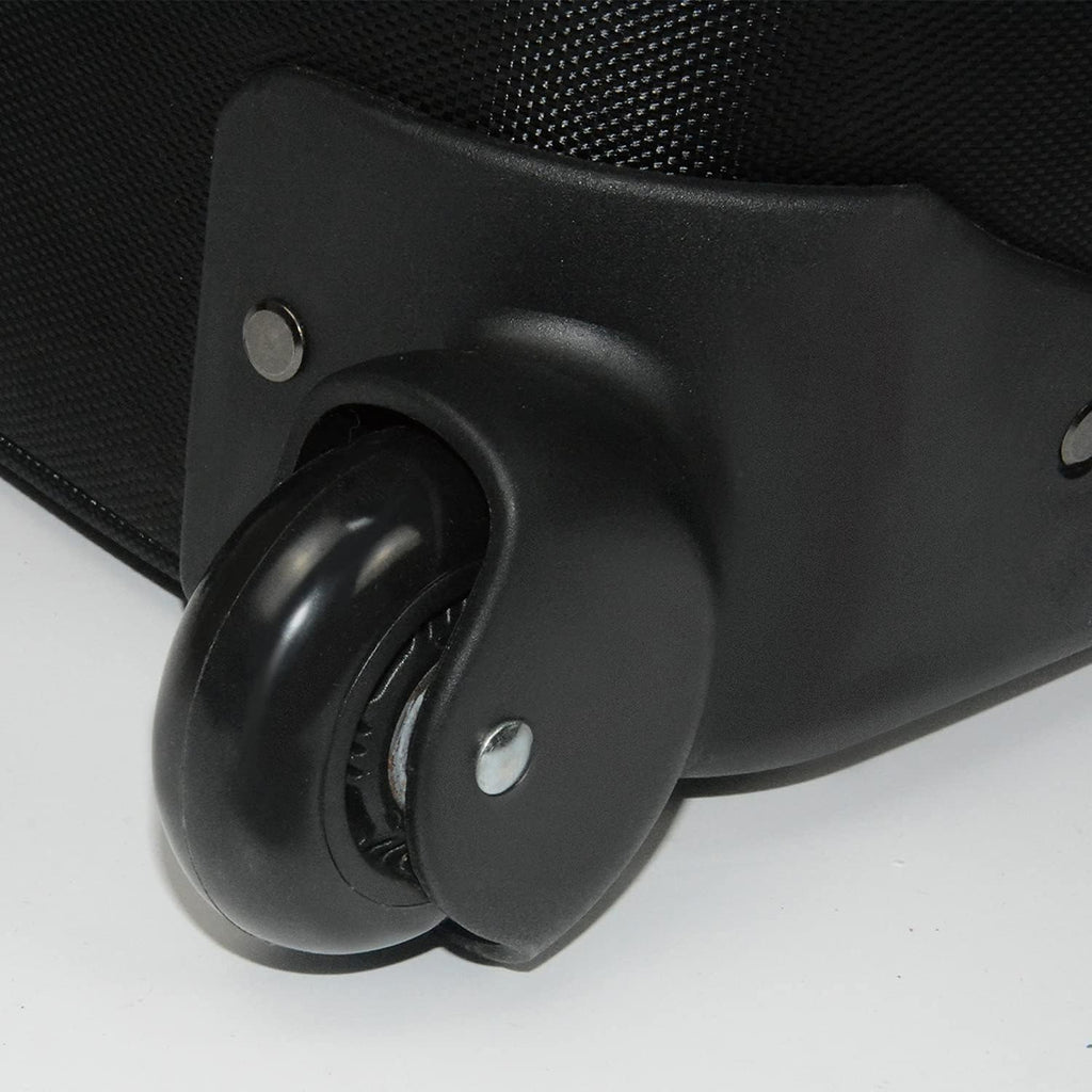 Camera Trolley Case with Straps Padded Compartment and Wheels 44x15x11.8 inches Q941
