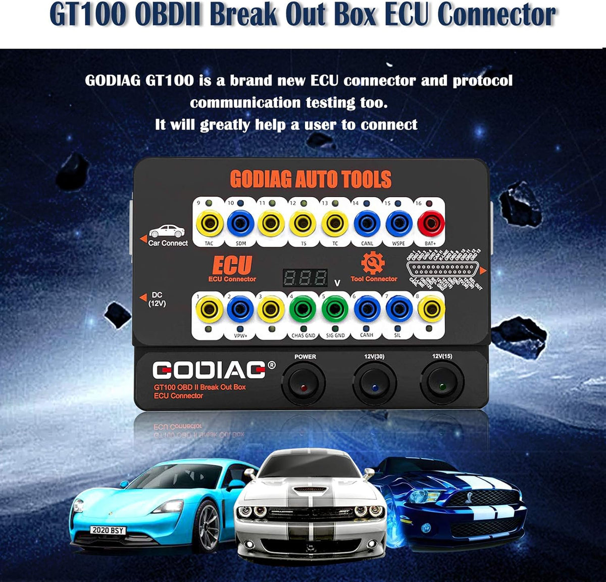 OBD2 Breakout Box ECU Connector G926