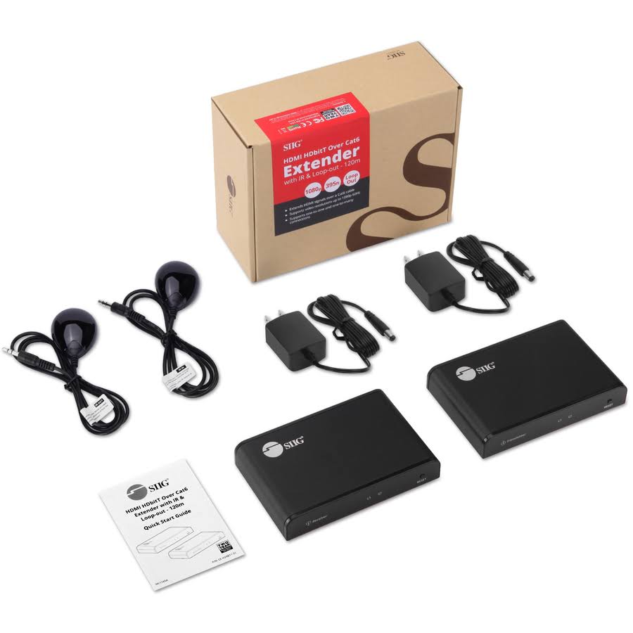 HDMI Over Cat6 Extender with IR and Loop-out K362563