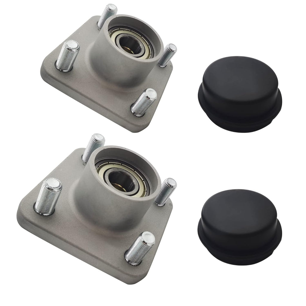 Front Wheel Hub Assembly with Bearings Replacement for Club Car DS Precedent 2003-up (2PCS) K35837