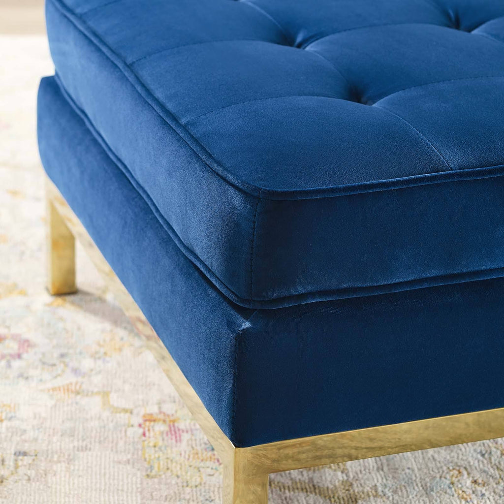 Velvet Ottoman J902