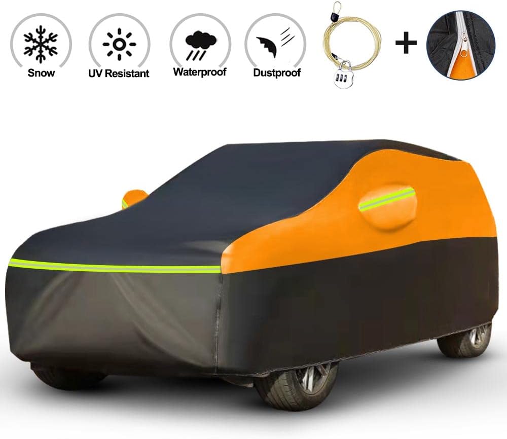 SUV Car Cover All Weather Waterproof Universal Cover (182-190 inch) Pack of 2 O58703