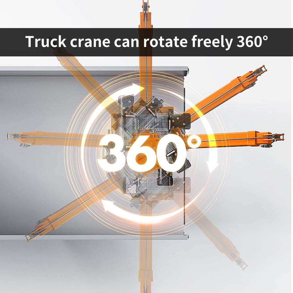 2200lb Folding Truck-Mounted Crane, Painted Steel Pickup Truck Jib Crane B301783