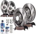10pc Front and Rear Disc Rotor and Brake Pad Set O30009