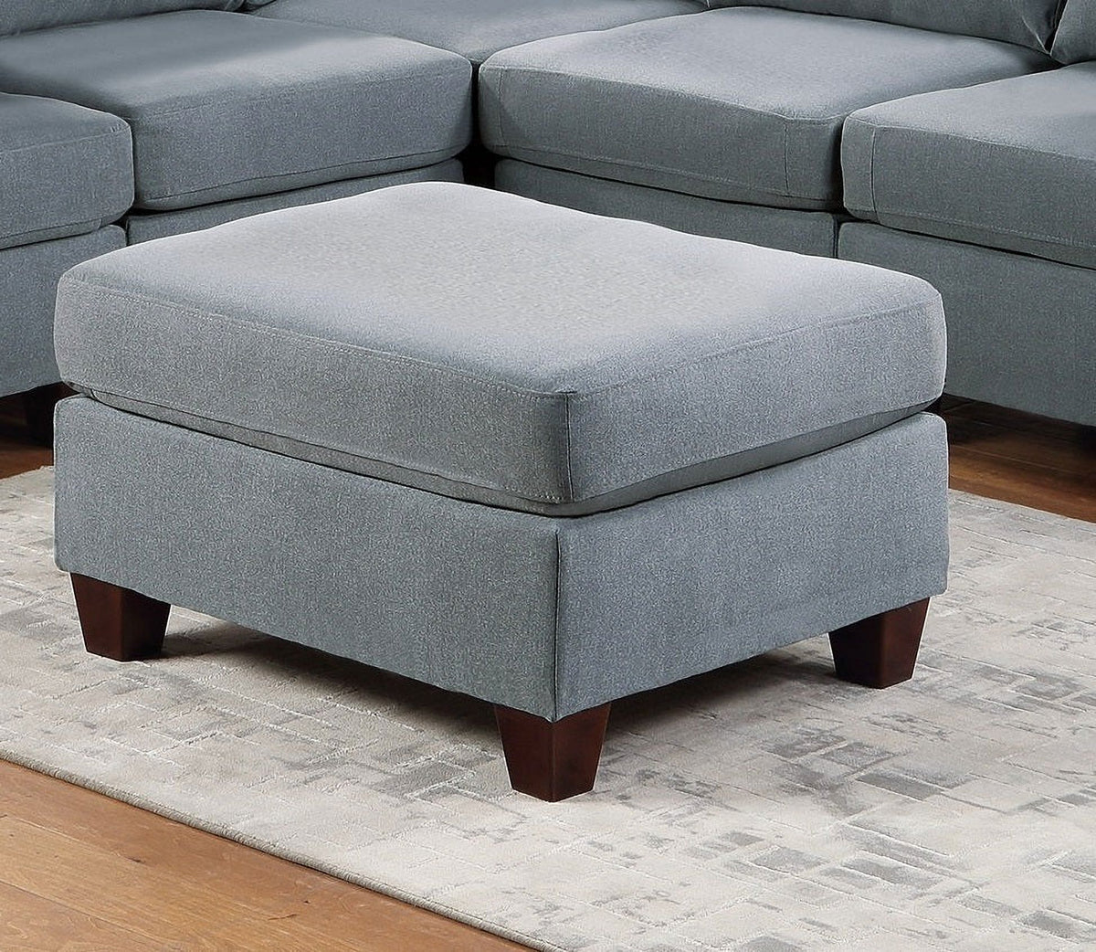 Modular Sectional 6pc Set Gray G779689