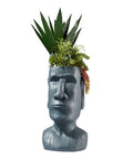 Moai Head Planter Statue M7344