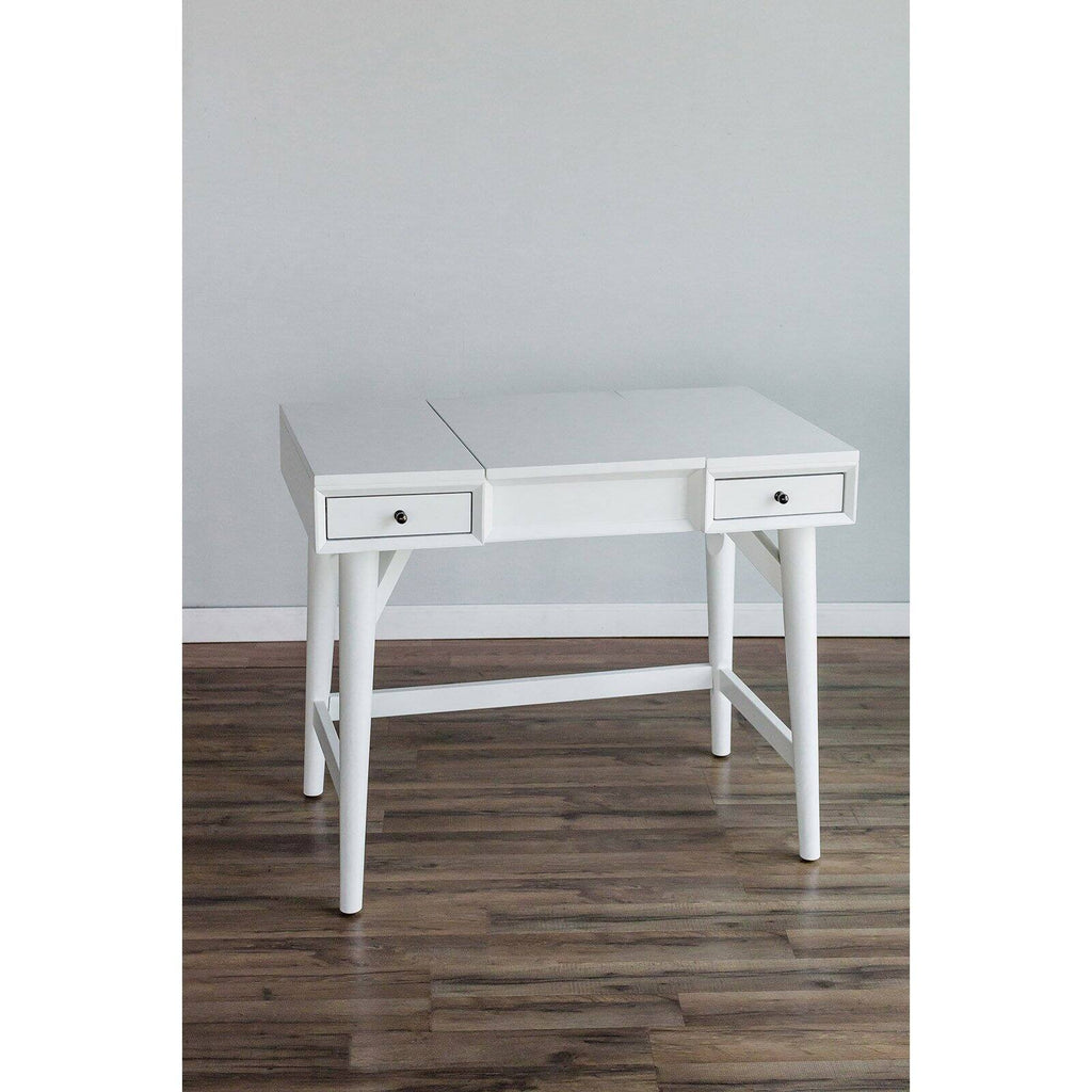 White Bedroom Vanity P508