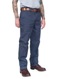 Navy Blue Slim Straight Work Pant F9452