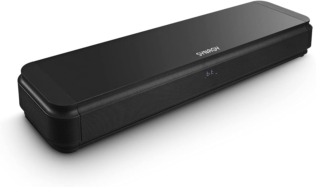 2.1ch Sound Bar with Built-in Subwoofer, Bluetooth, HDMI ARC, Optical, Aux-in, USB, 3 EQ Presets, Adjustable Bass D634050