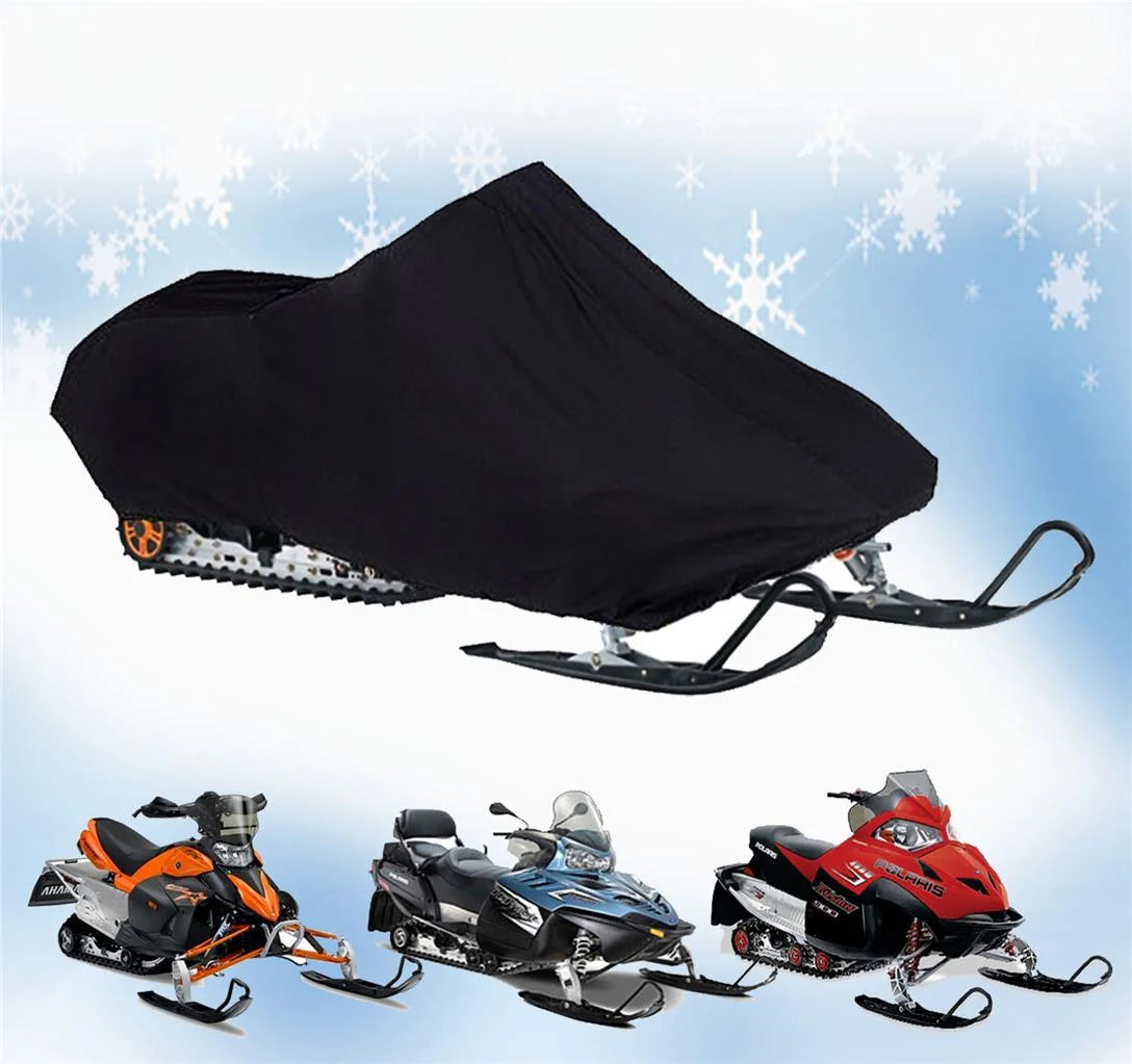 200 Denier All Black Snowmobile Cover S445