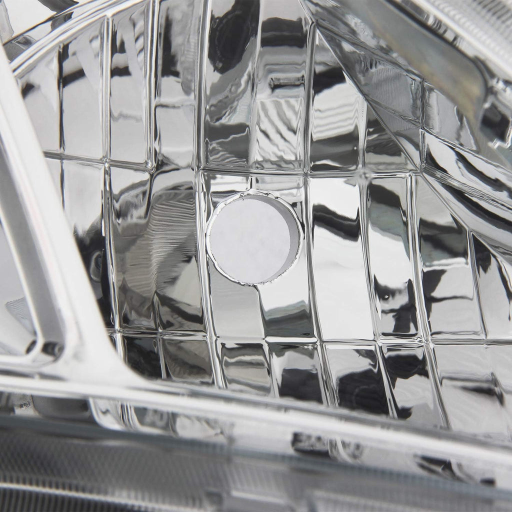 Projector Chrome Headlight Passenger Right Pack of 2 M359282