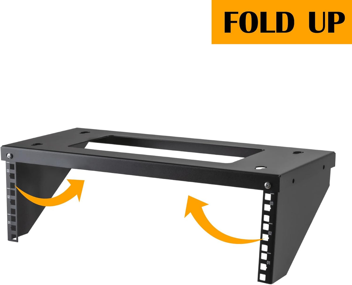 Black Wall Mount Rack Pack of 2 B33006