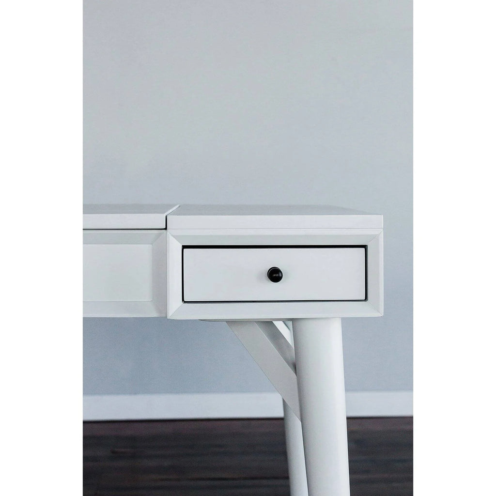 White Bedroom Vanity P508