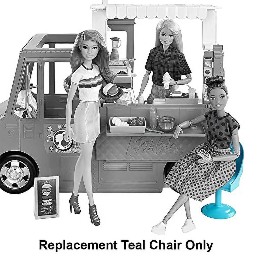 Teal Chair Replacement Part for Barbie Doll Playset H376098