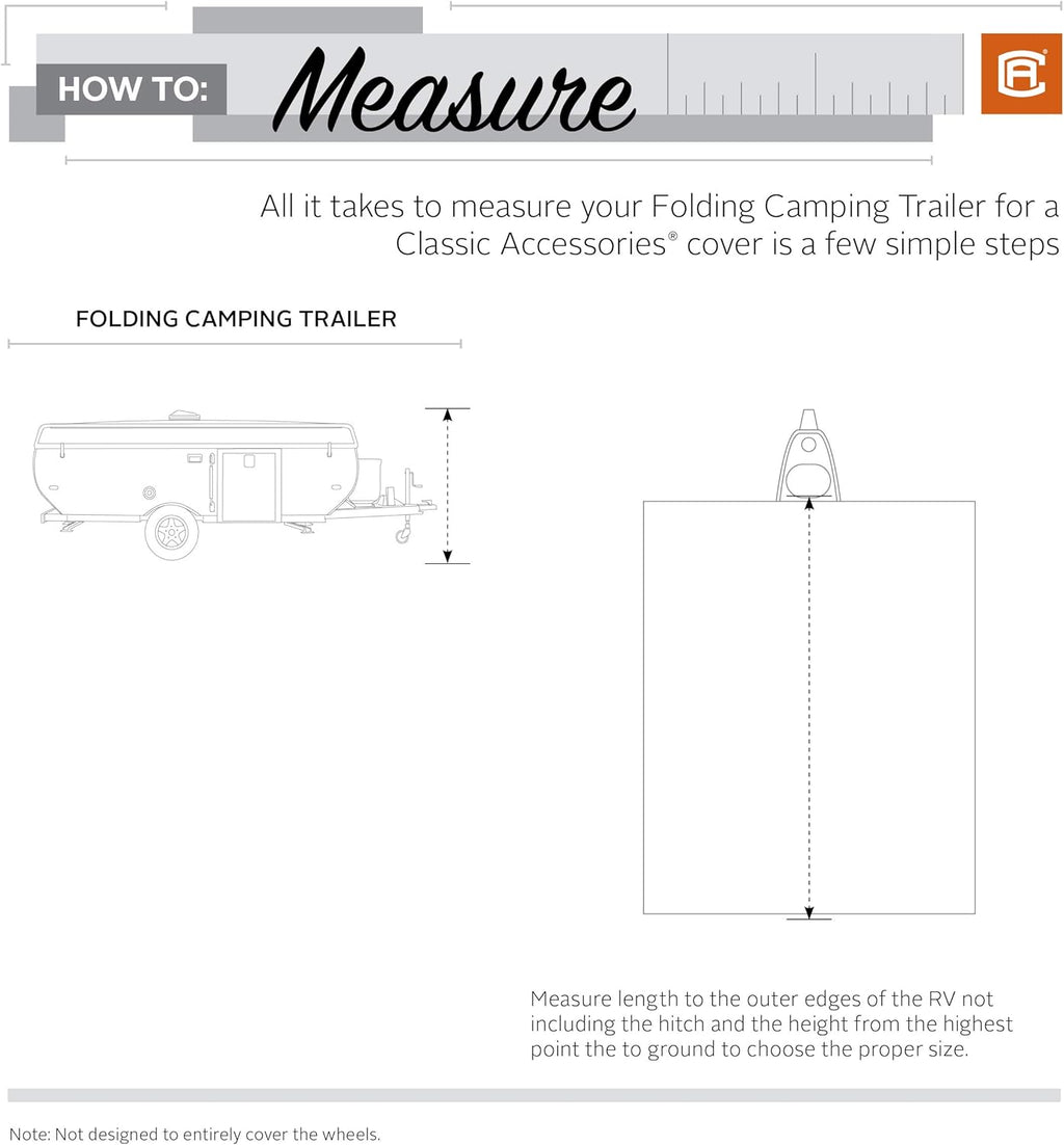Grey Pop-Up Camper Trailer Cover U2017