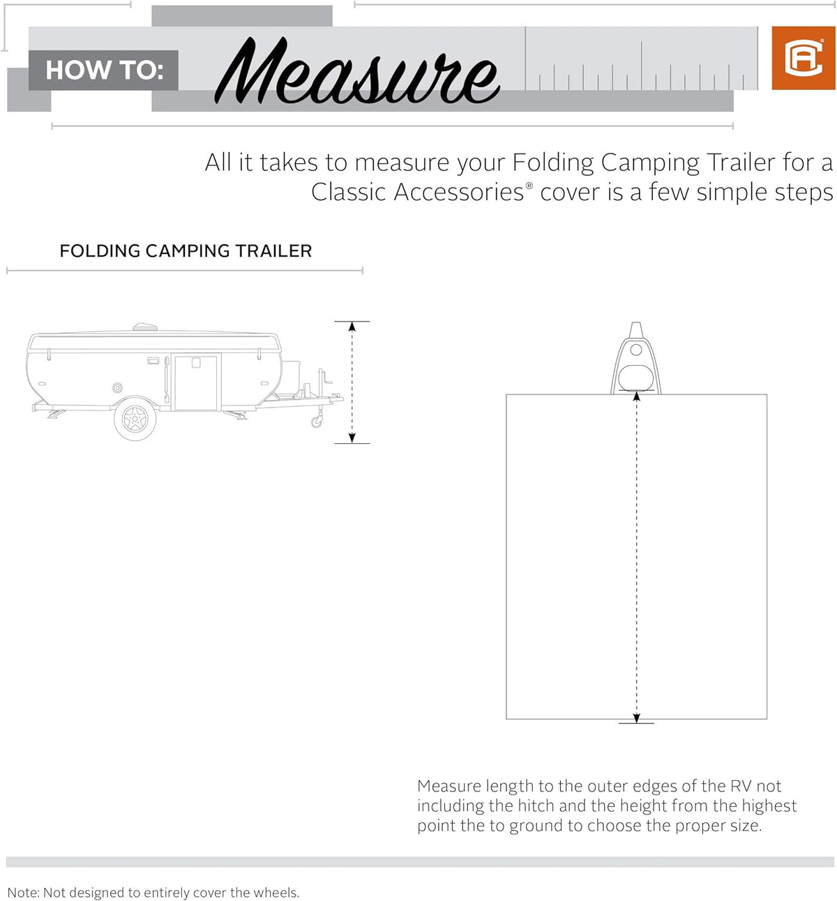 Grey Pop-Up Camper Trailer Cover U2017