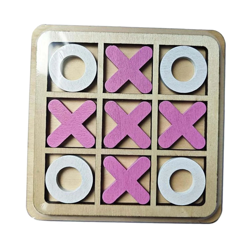 Tic Tac Toe Puzzle Game XO Chess Board Game F966