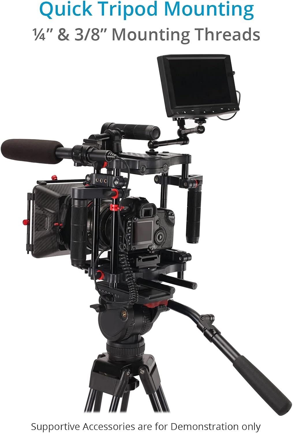 DSLR Video Camera Cage Mount Rig P6374