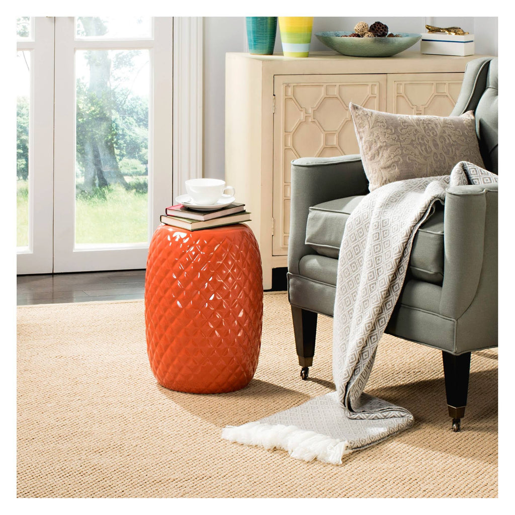 Orange Garden Stool Y8302