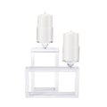 Clear Cubic Candle Holder P52869