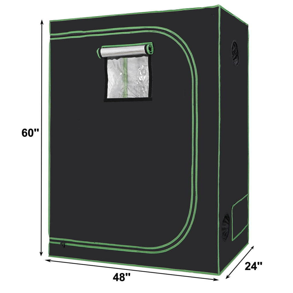 48" x 24" x 60" Aluminum and Iron Plant Growing Tent U597378