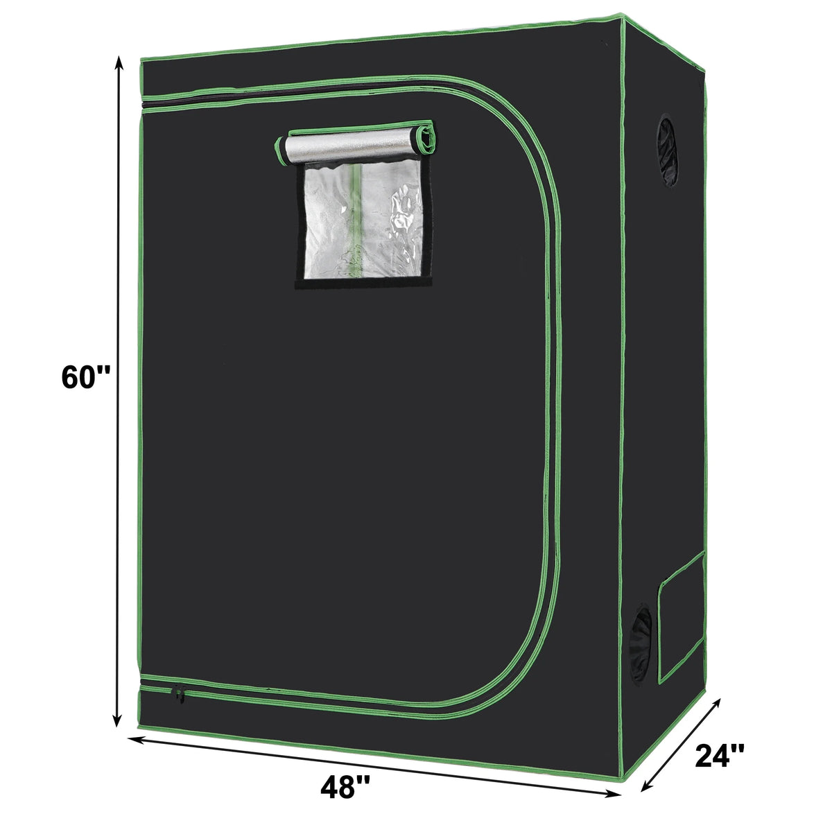 48" x 24" x 60" Aluminum and Iron Plant Growing Tent U597378