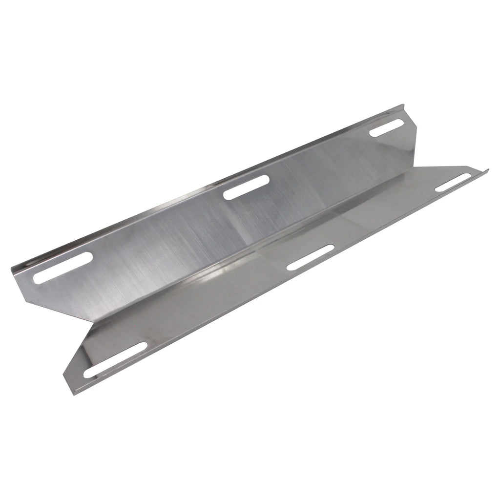 2-Pack Stainless Steel BBQ Gas Grill Tube Burner & Heat Shield Plate Replacement Parts X579829