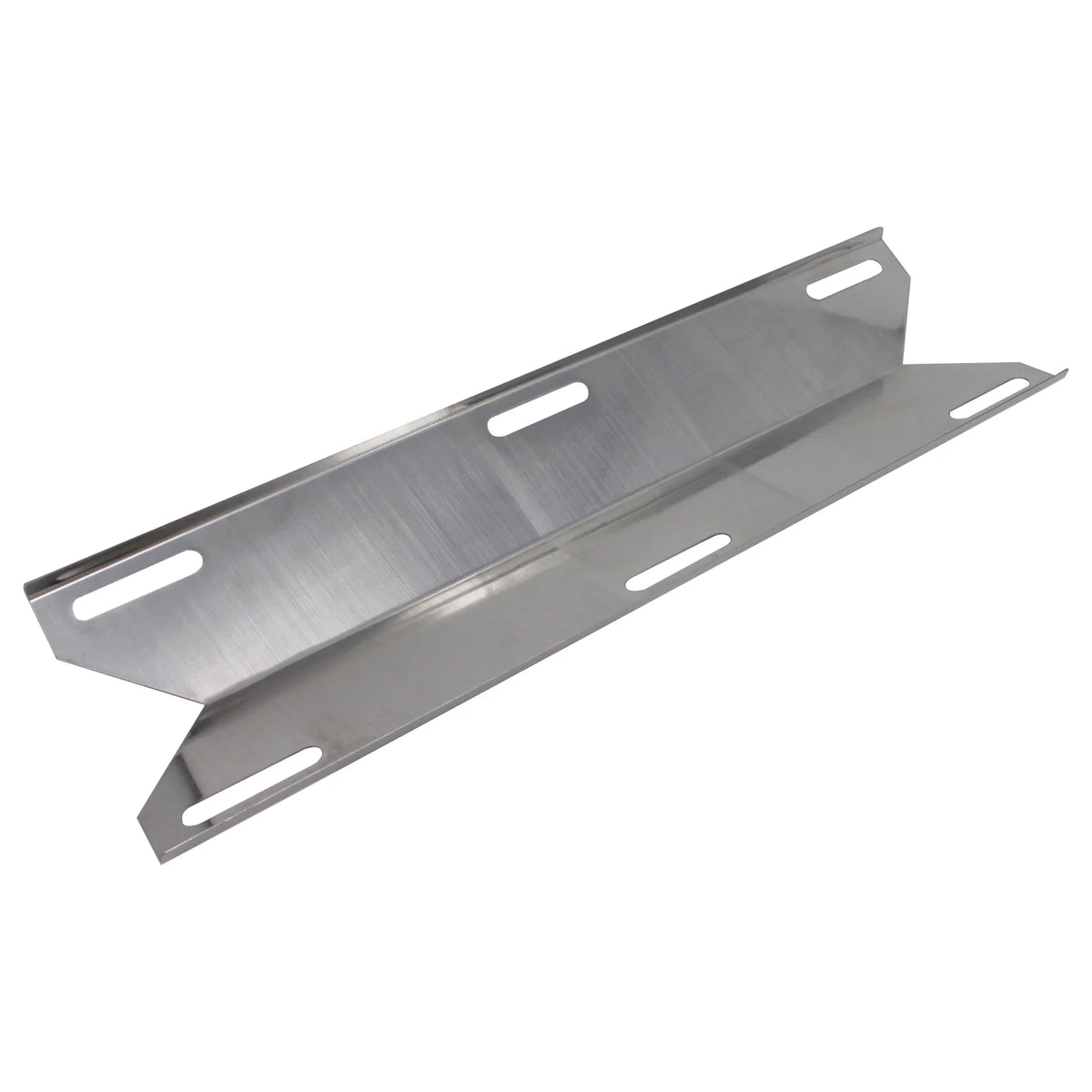 2-Pack Stainless Steel BBQ Gas Grill Tube Burner & Heat Shield Plate Replacement Parts X579829