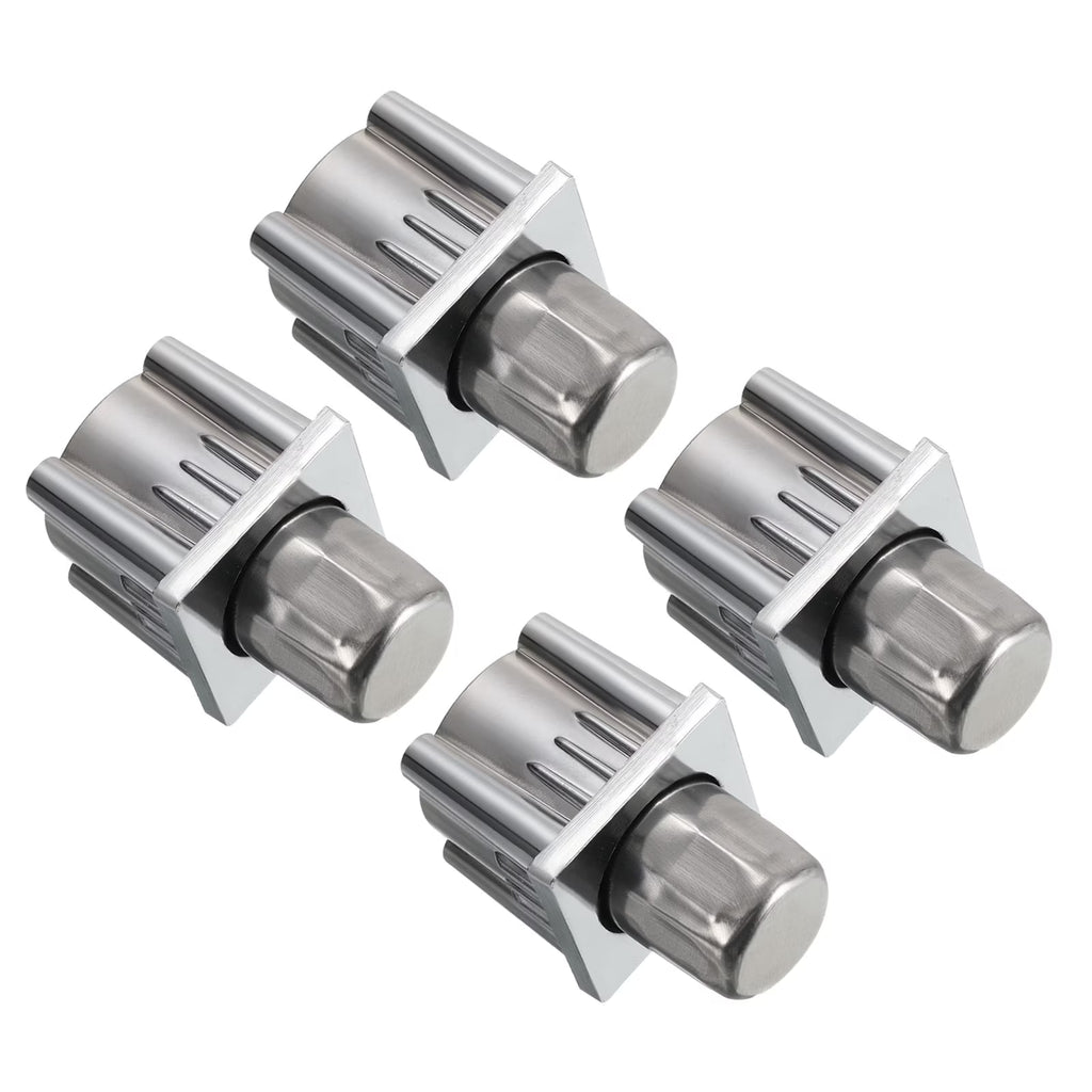 4.1" Stainless Steel Table Legs for 2" Square Tubing, Set of 4 R63099