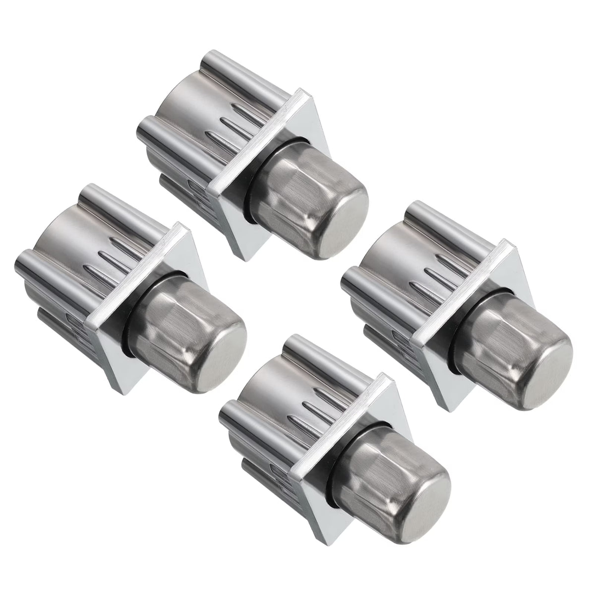 4.1" Stainless Steel Table Legs for 2" Square Tubing, Set of 4 R63099