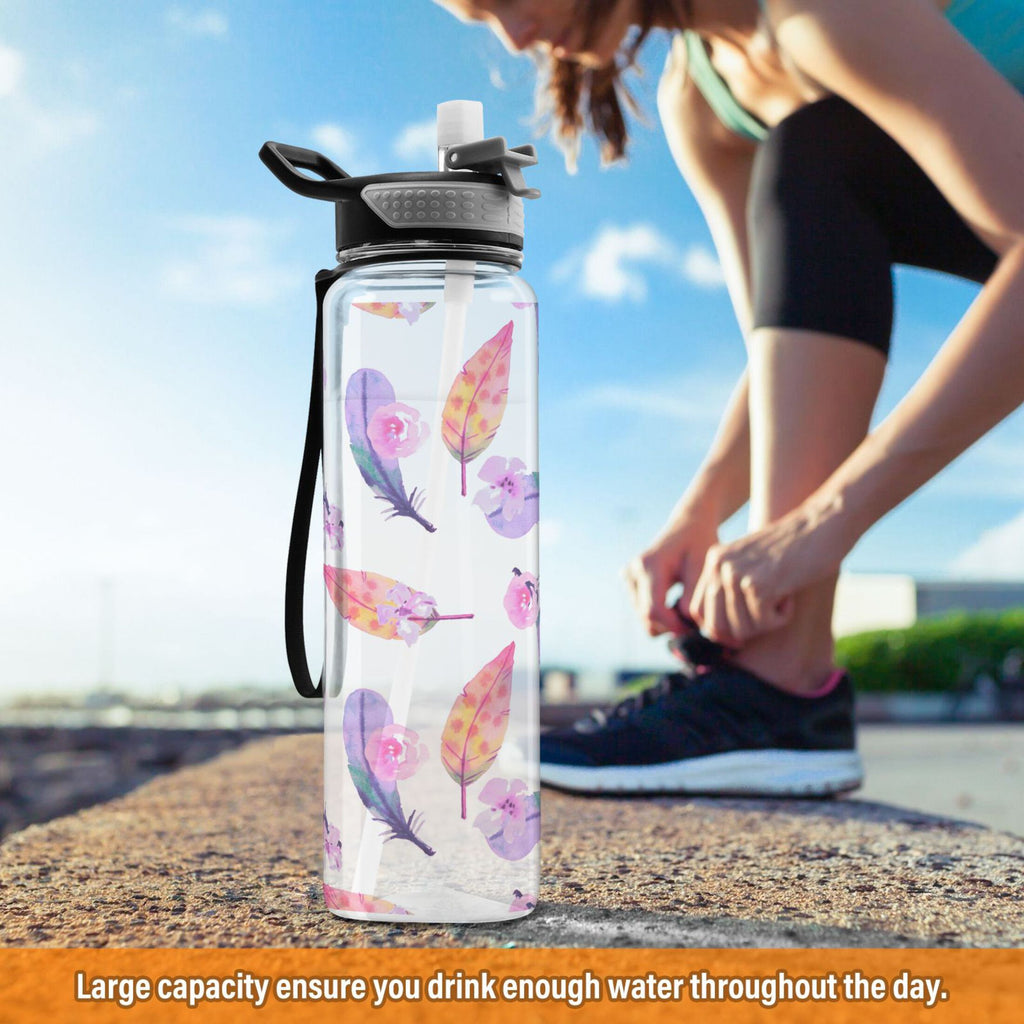 32oz Tritan Leakproof Water Bottle with Straw G728