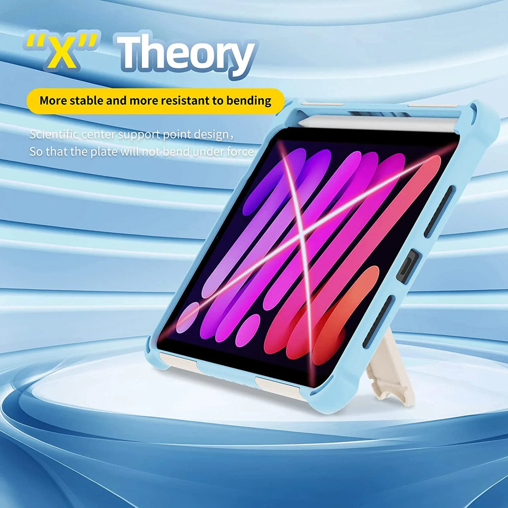 Heavy Duty Protective Case for iPad 10.9 Inch with Rotating Hand Strap & Stand H7613
