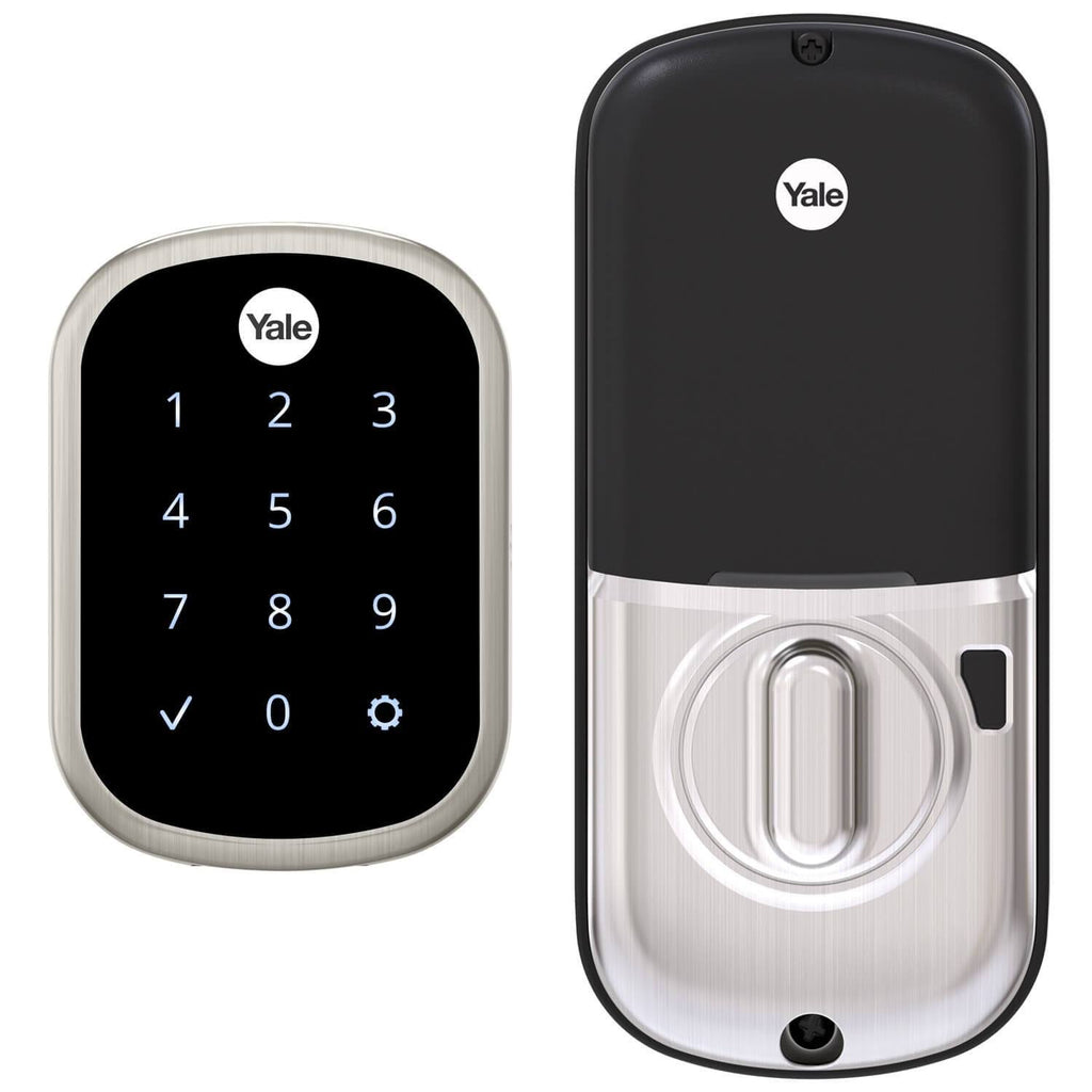 Satin Nickel Key Free Touchscreen Deadbolt E142078
