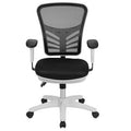 Ergonomic Mesh Task Chair Black White W238
