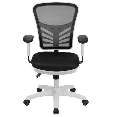 Ergonomic Mesh Task Chair Black White W238