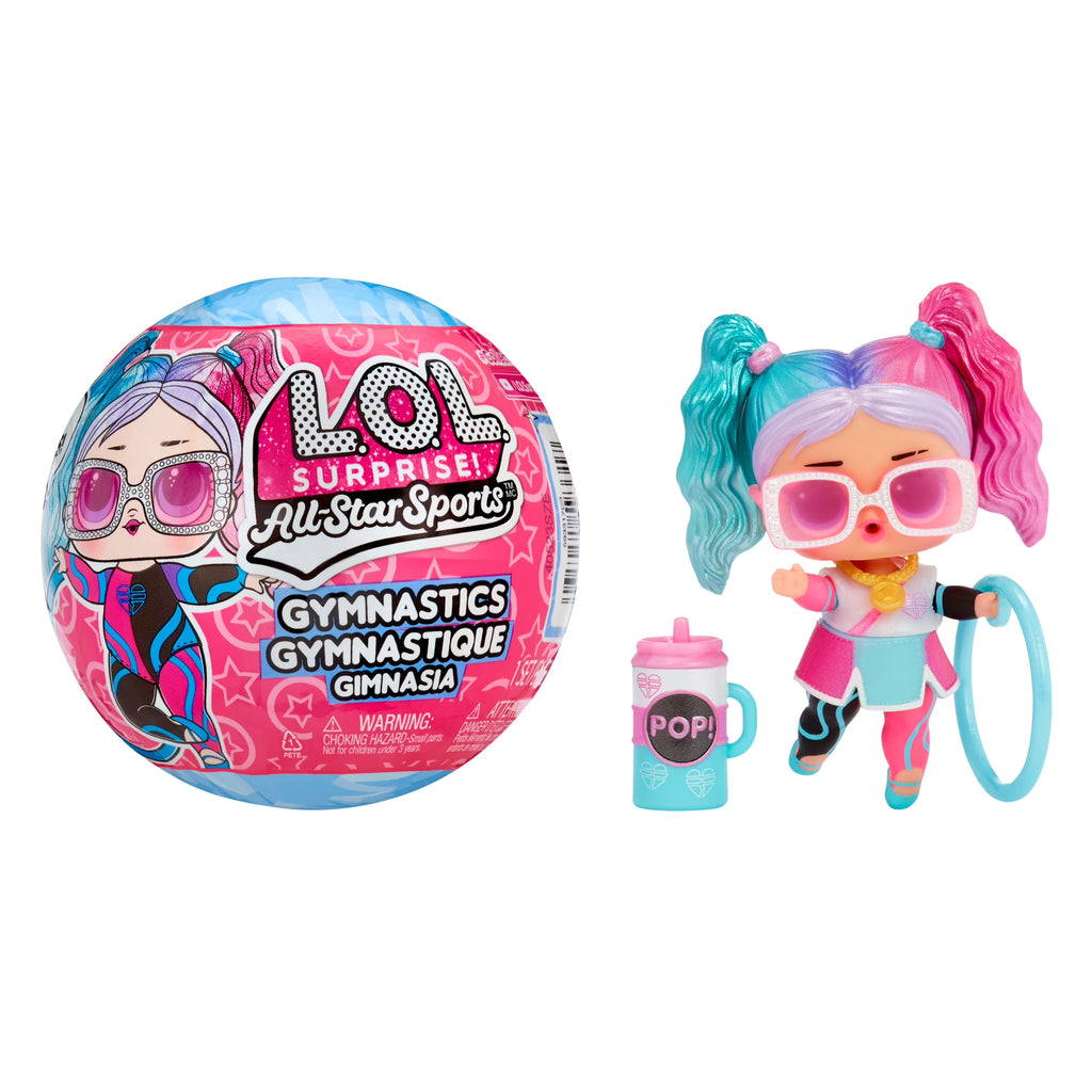 LOL Surprise Gymnastics Doll with 8 Surprises, Balance Beam Ball, Ages 4+ D187294