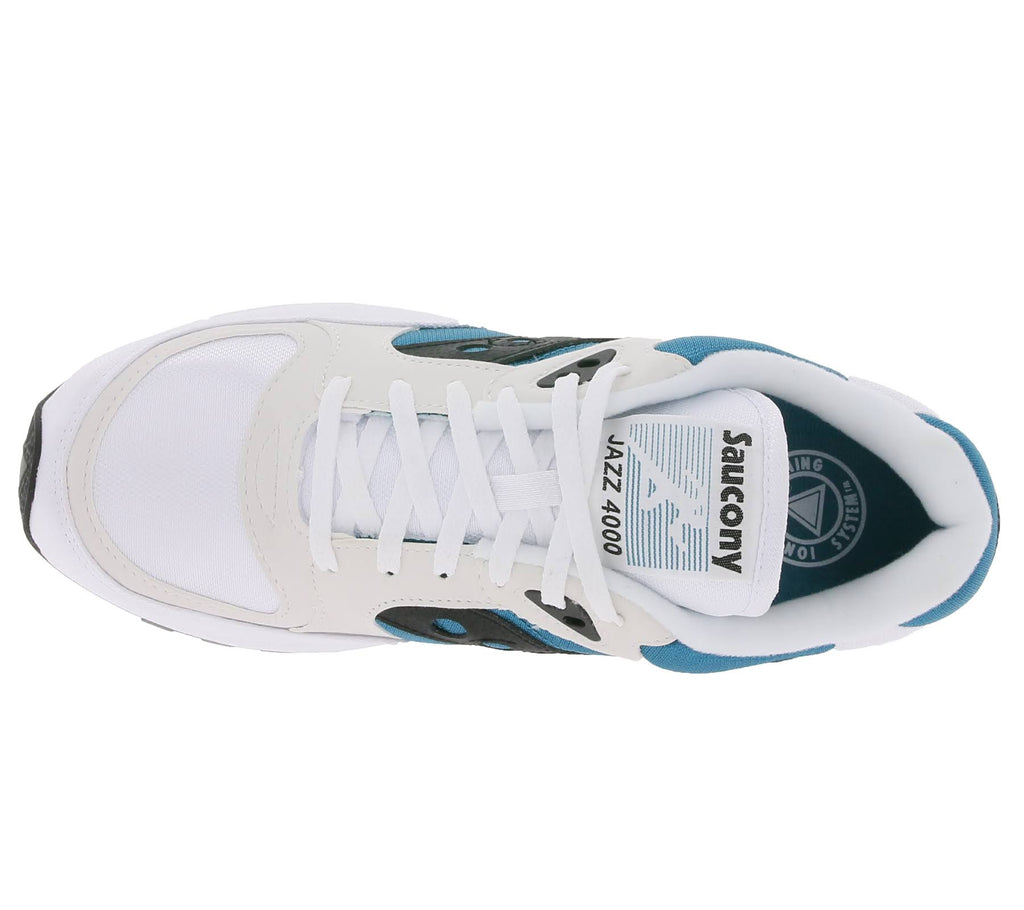 White/Teal Saucony Jazz 4000 H81168