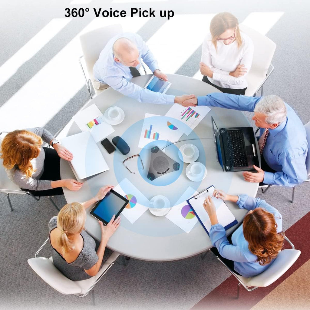 USB Speakerphone with DSP Noise Reduction and Echo Cancellation O5786