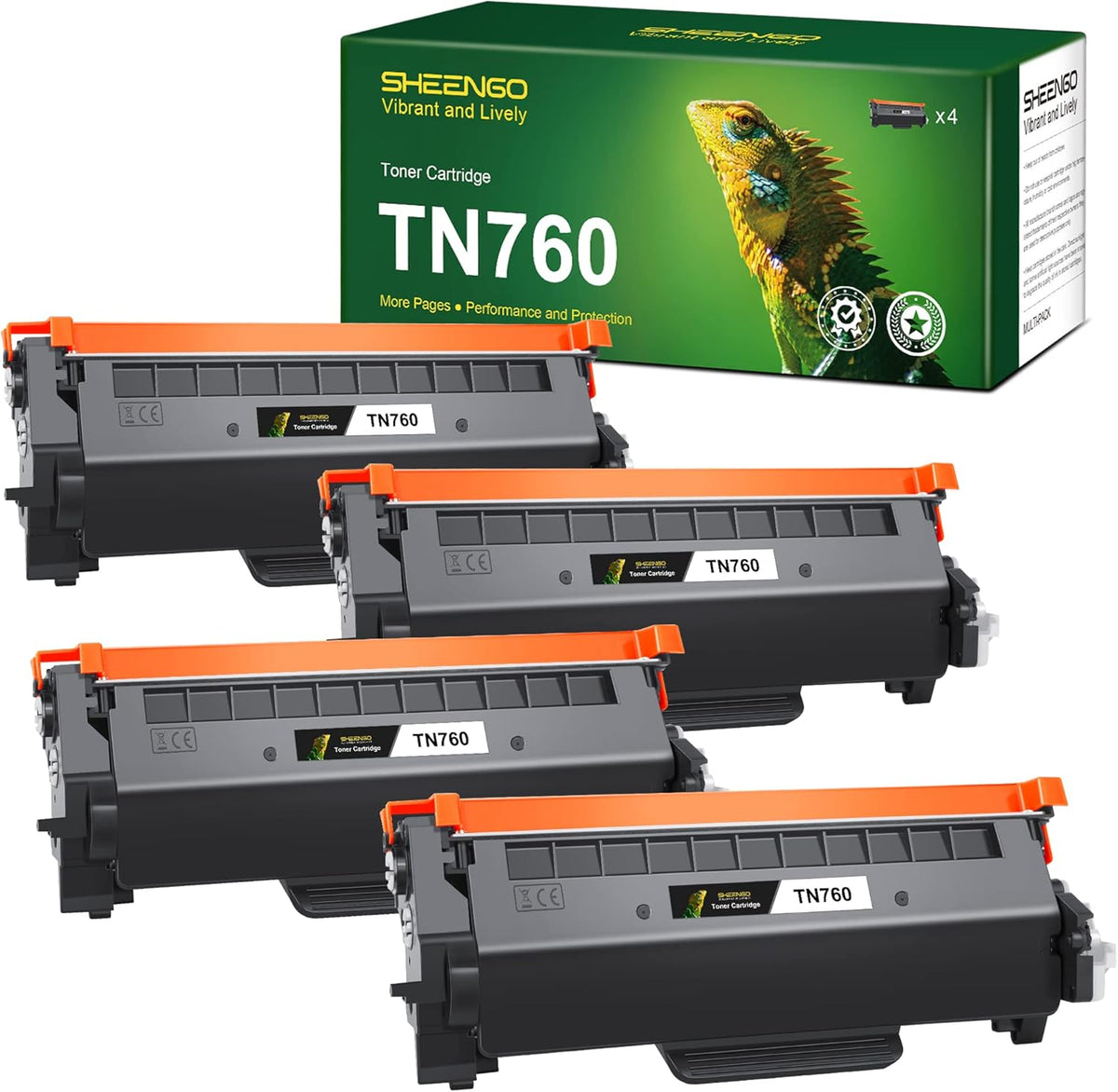 4 Black Compatible Toner Cartridge for Brother Printer Q5828