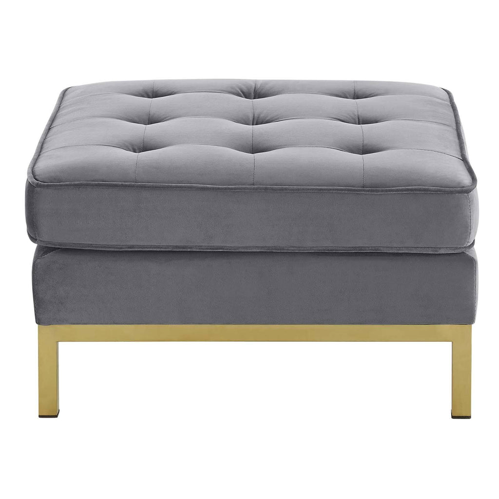 Velvet Ottoman J902