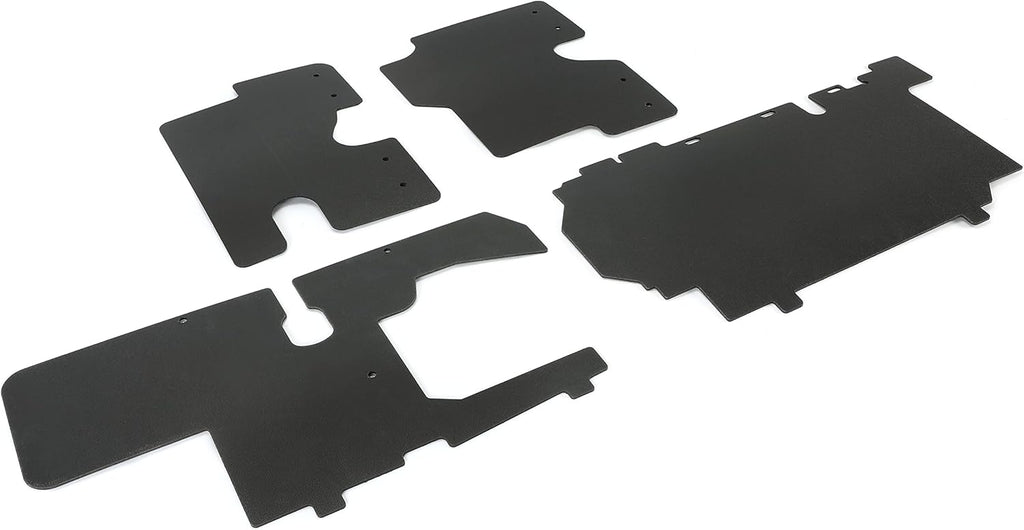Black Radiator and Battery Protection Panels Pack of 2 P1870