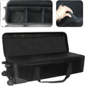 Camera Trolley Case with Straps Padded Compartment and Wheels 44x15x11.8 inches Q941