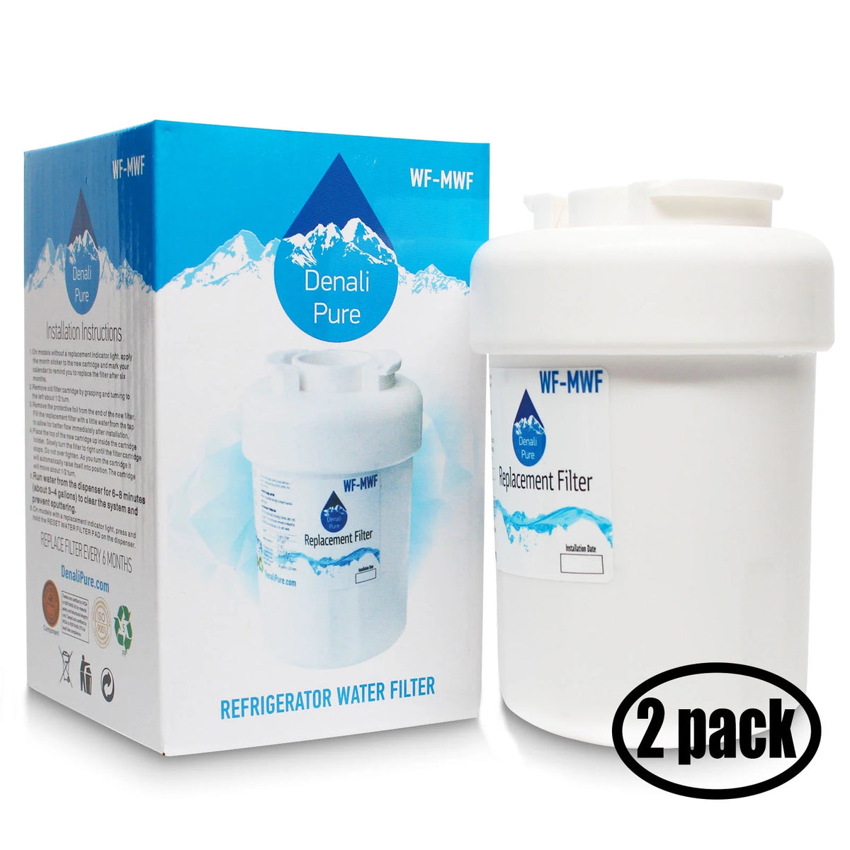 2-Pack Replacement Water Filter Cartridge B5639