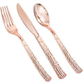 Rose Gold Silverware Disposable Flatware G67787