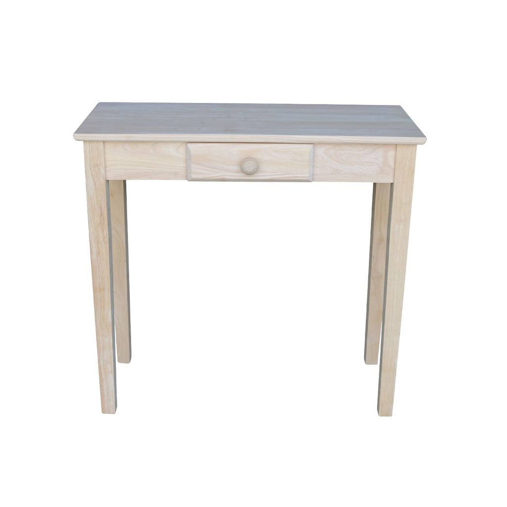 Unfinished Single-Drawer Hall Table D11540