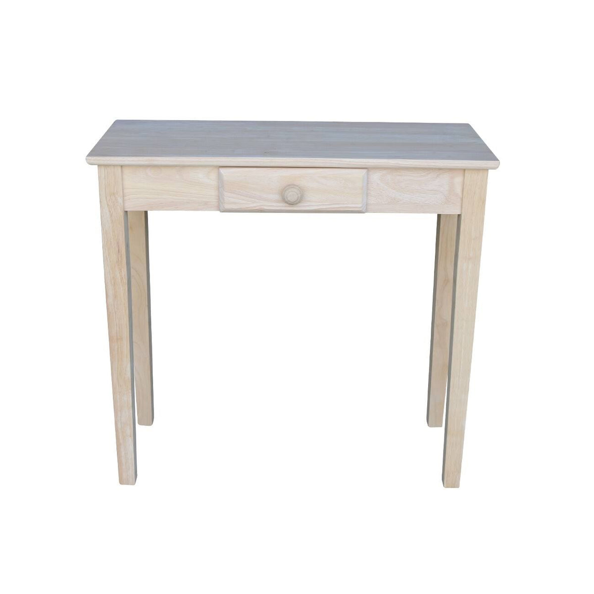 Unfinished Single-Drawer Hall Table D11540