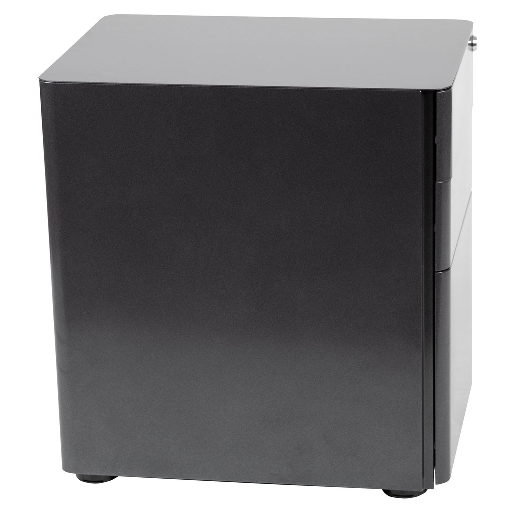 White 3-Drawer Mobile Locking Filing Cabinet M12067