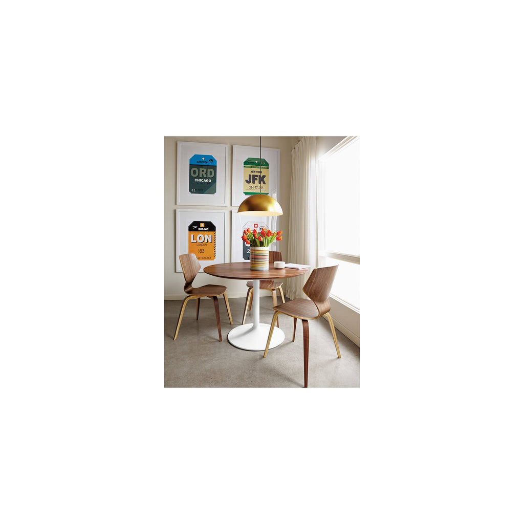 Indigo Pike Side Chair with Metal Base H5516
